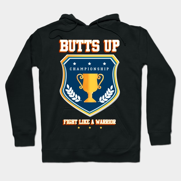 Butts Up Hoodie by Baim_Art